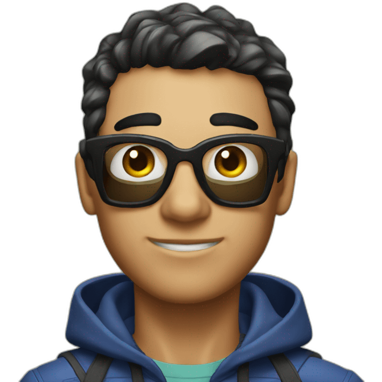 spiderman developer con mascara emoji