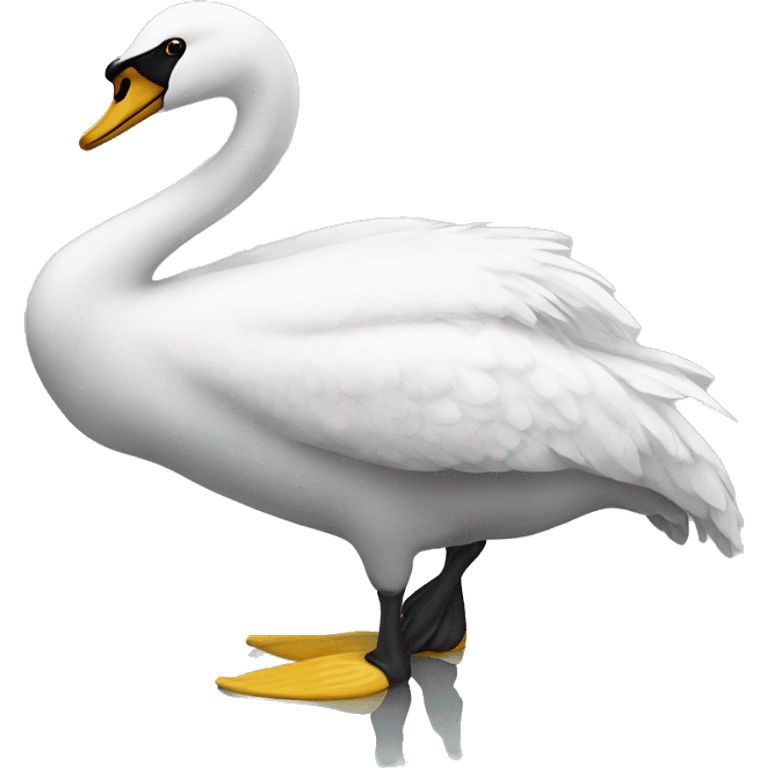 Cisne negro  emoji