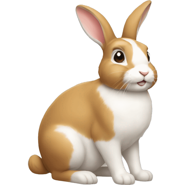 Lapin qui manga un lapin emoji