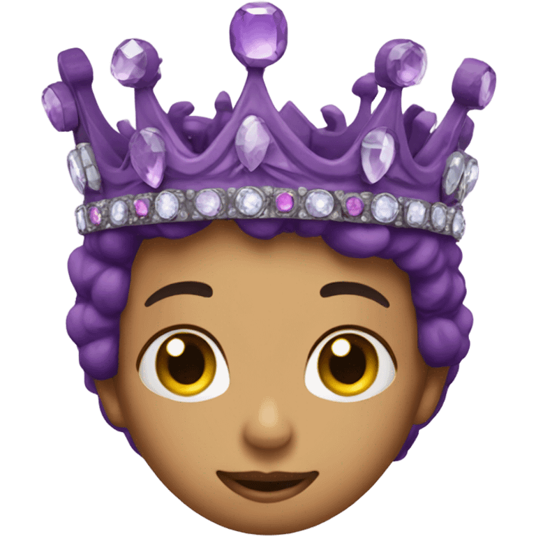 PURPLE CROWN emoji