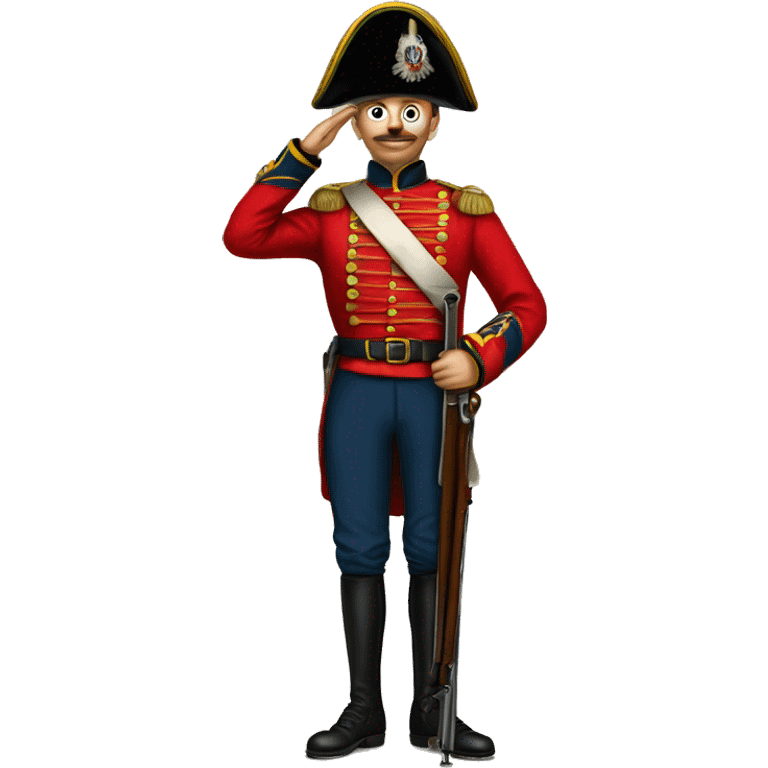 soldier in the Crimean War in full height emoji