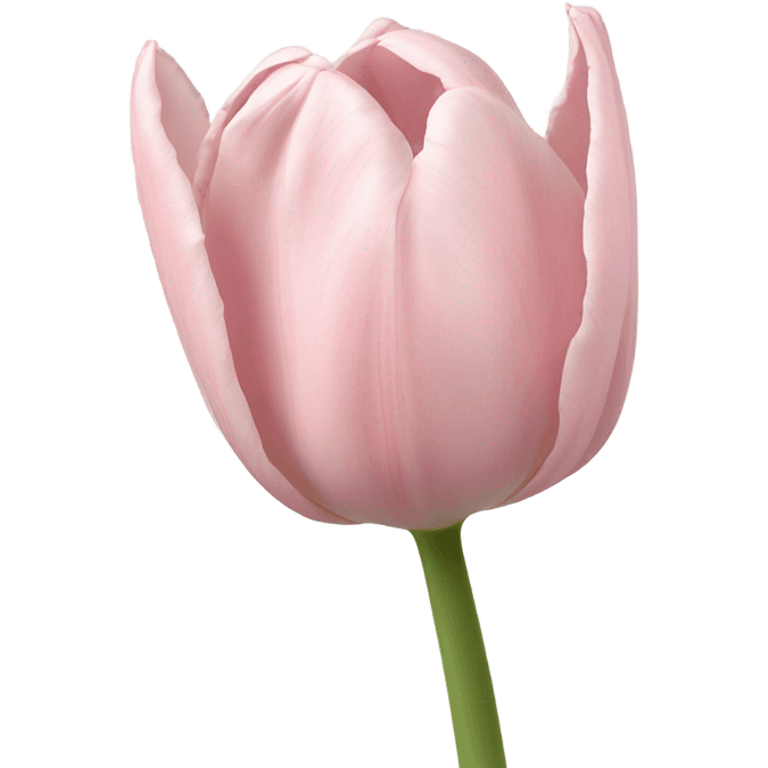 soft pink tulip emoji