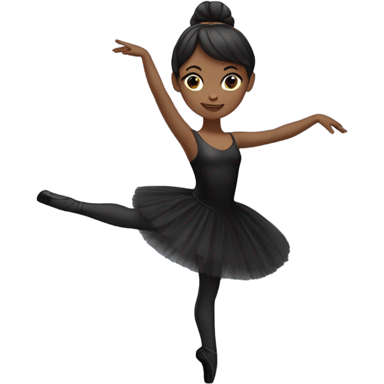 black sawn ballerina  emoji