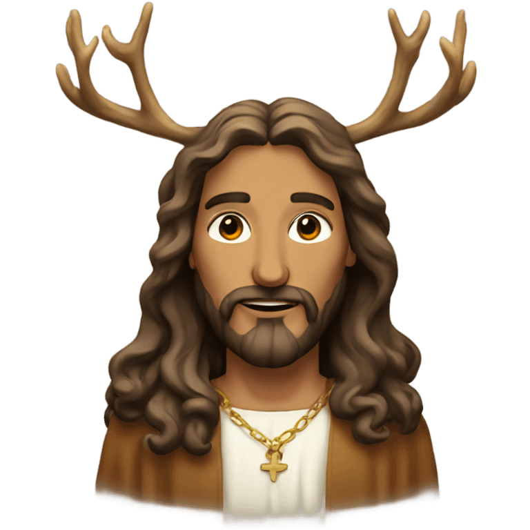 Deer Jesus  emoji