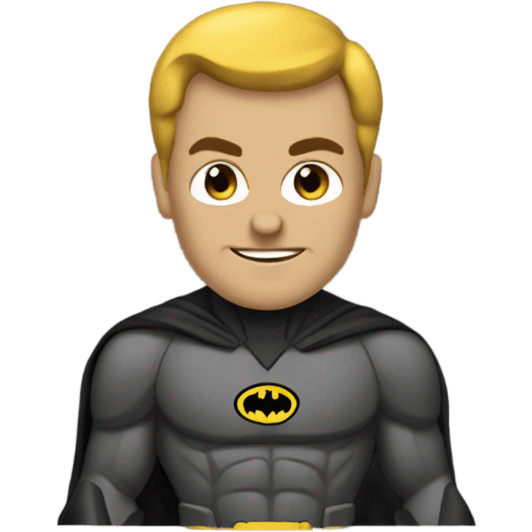 Batman working emoji