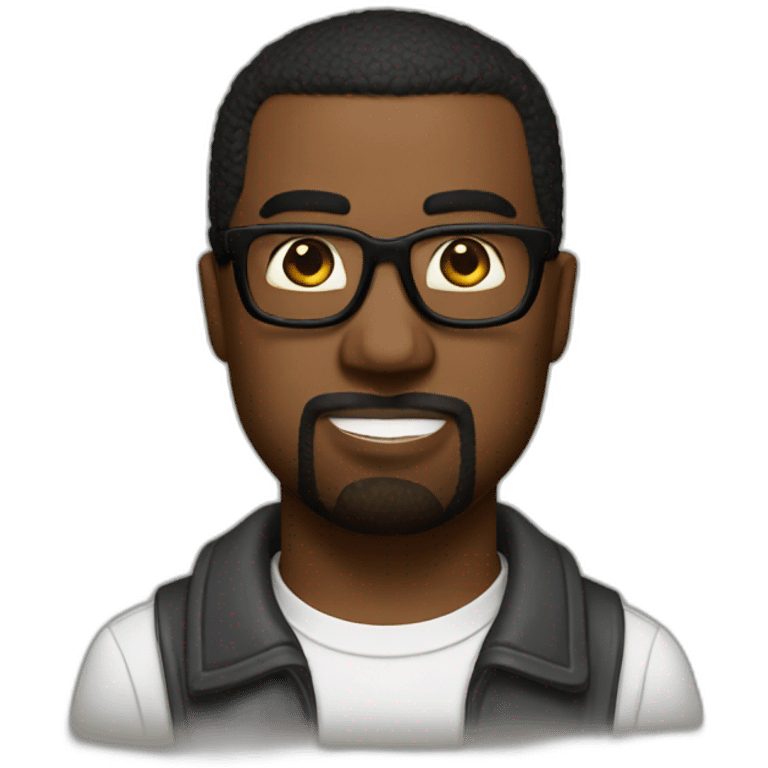 nerd-kanye-west emoji