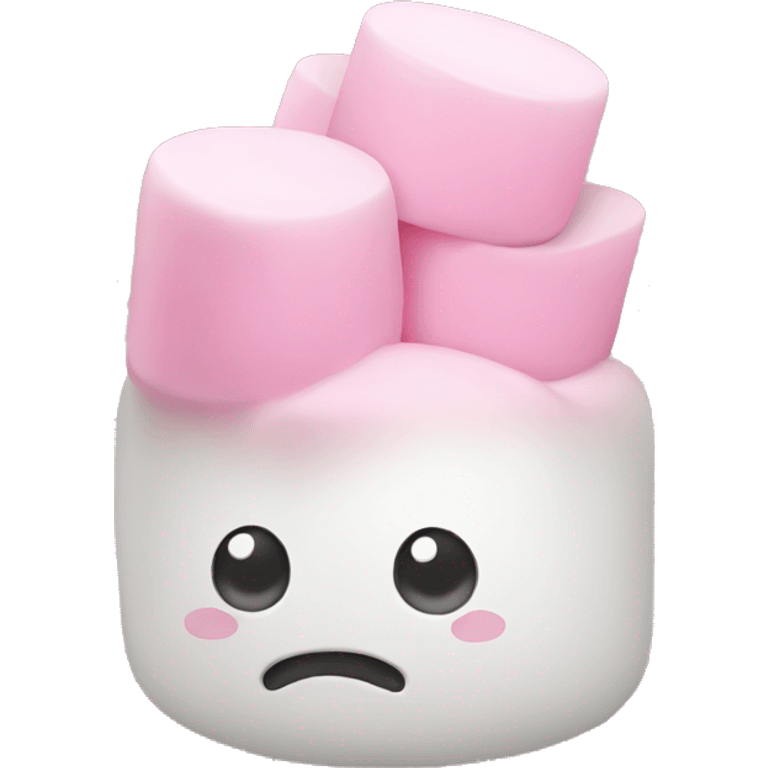 Pink Marshmallow  emoji