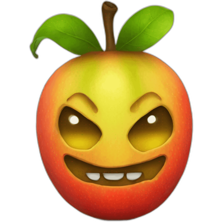 evil fruit emoji