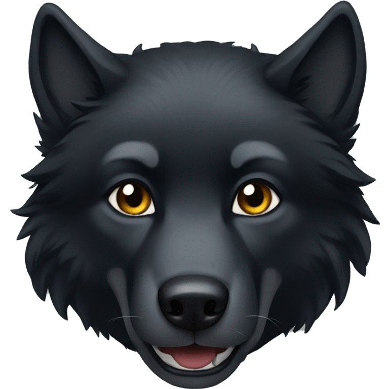 black Wolf emoji