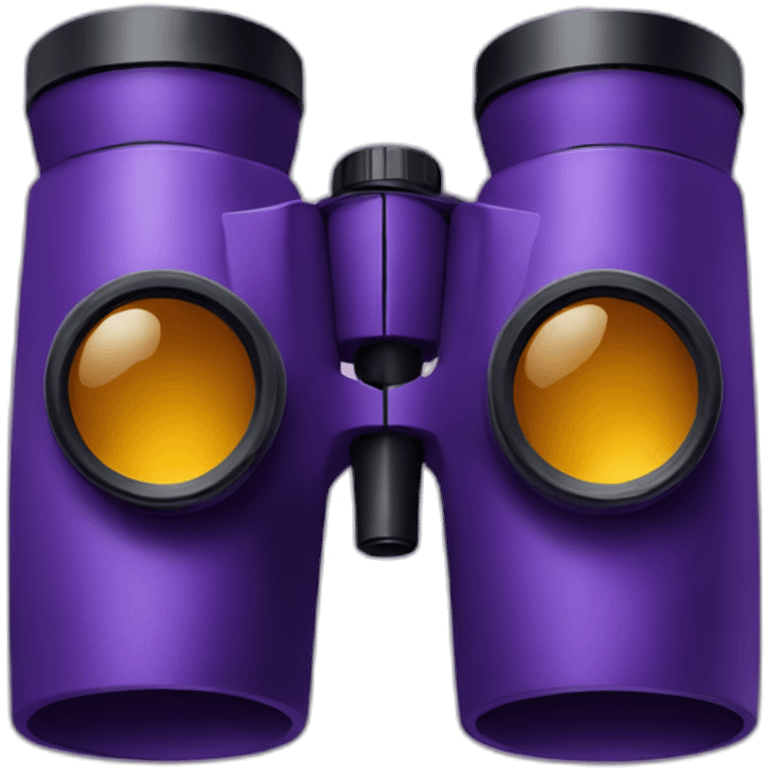 purple binoculars emoji