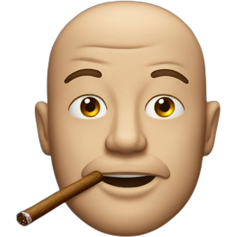 Andrew Tate face with cigar emoji