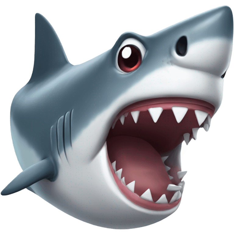 Shark having a jolly old time emoji