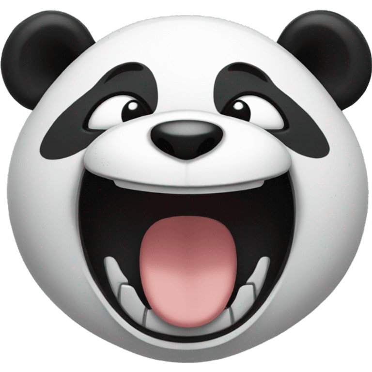 Panda laughing  emoji