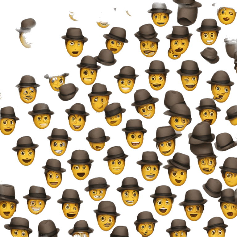 person-wearing-multiple-hats emoji