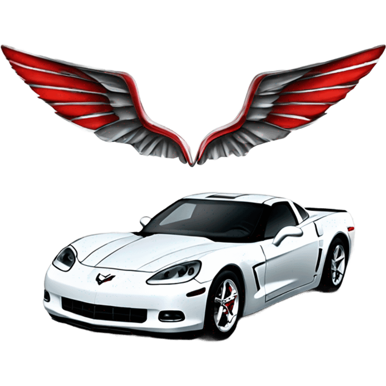 C6 Corvette with wings emoji