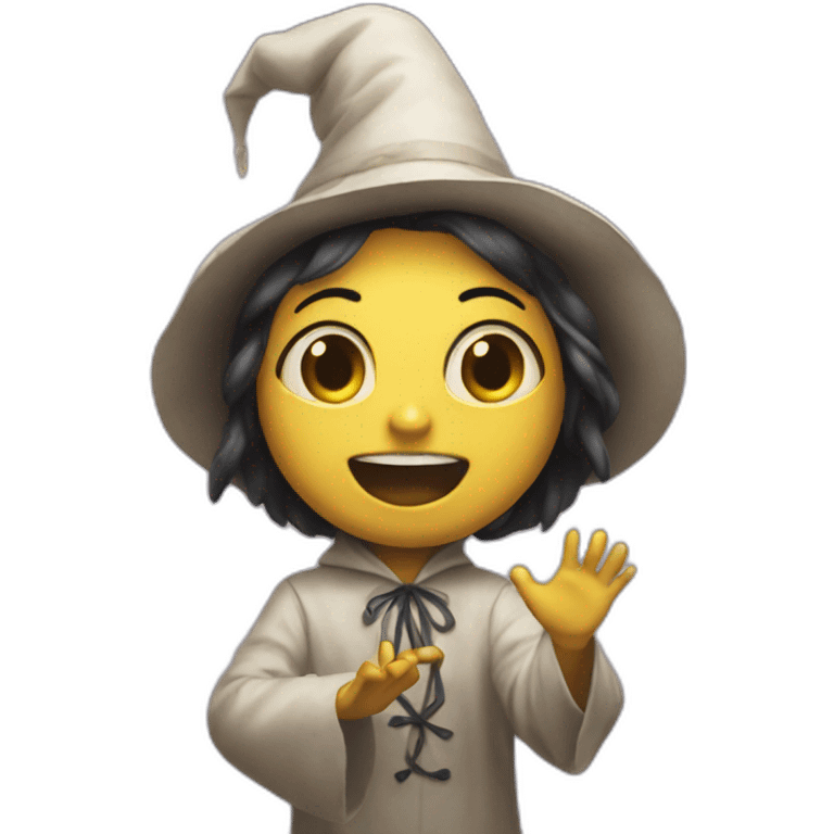 Poupée conjuring emoji