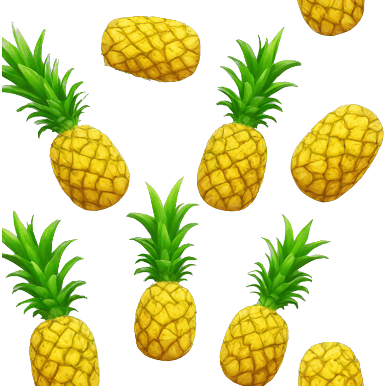 A pineapple emoji