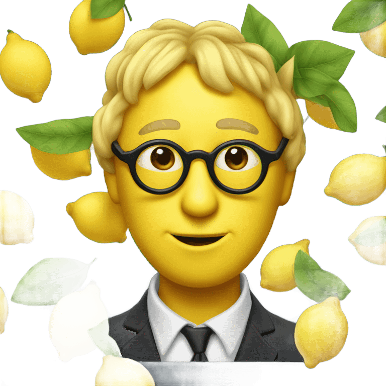 John Lennon as a Lemon emoji