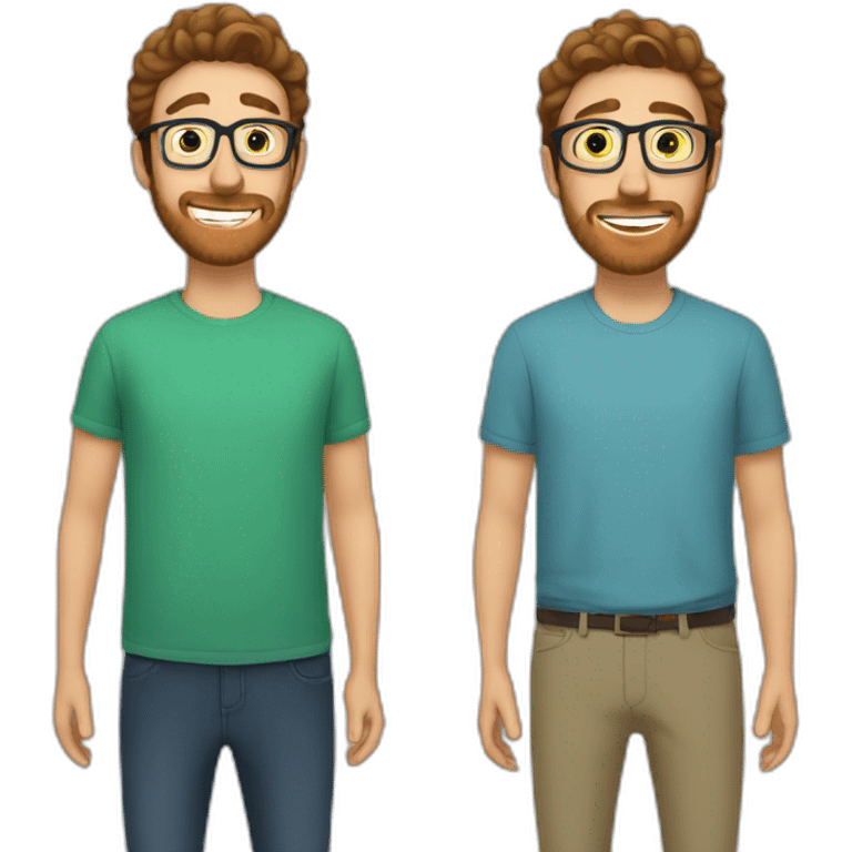 jake and amir emoji