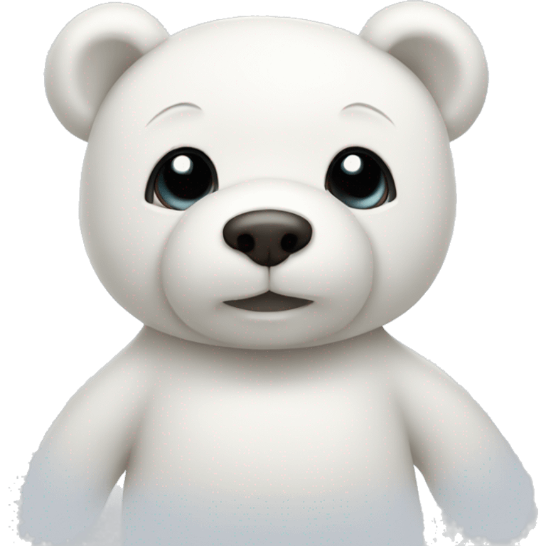 white teddy bear emoji