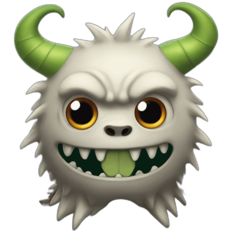 Monstre mignon emoji