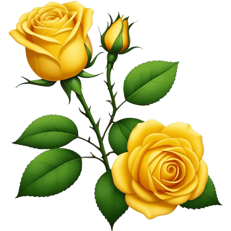 Yellow rose emoji