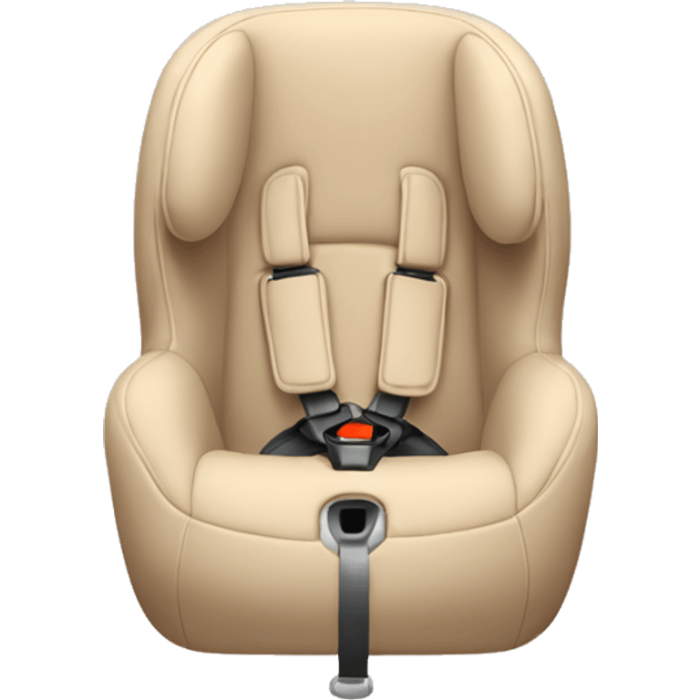 Beige baby car seat emoji