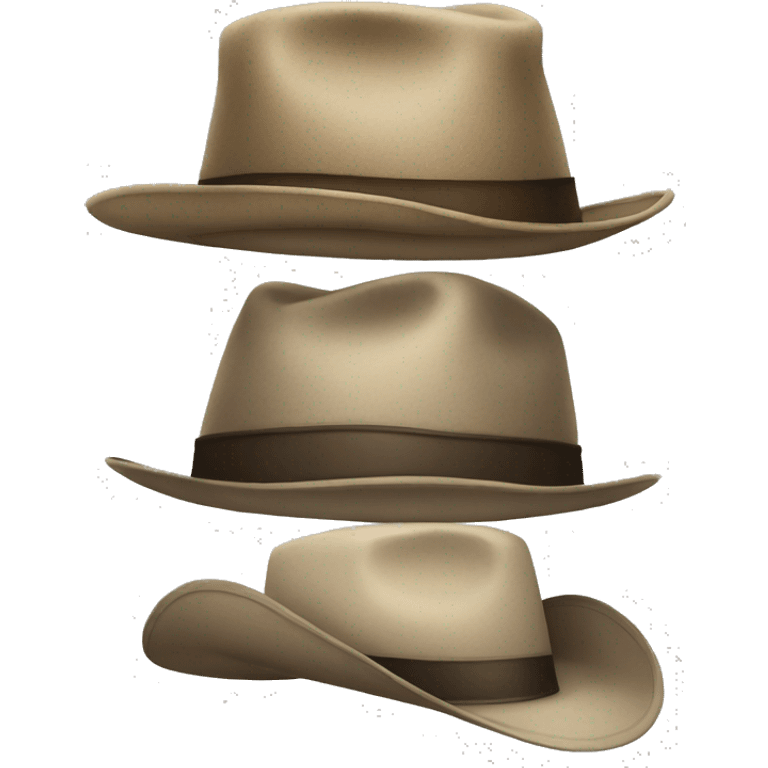 Two hats stacked emoji