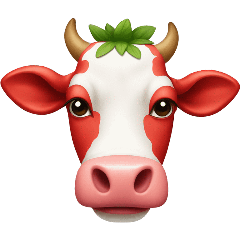 Strawberry Cow emoji