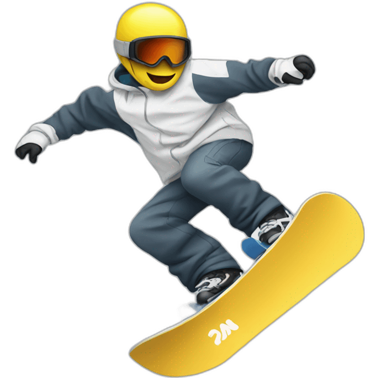 snowboard halfpipe emoji