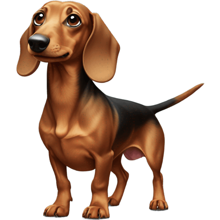 Sausage dog  emoji