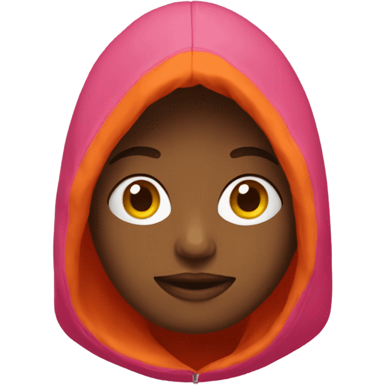 pink and orange hoodie  emoji