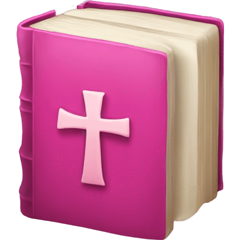 pink bible emoji