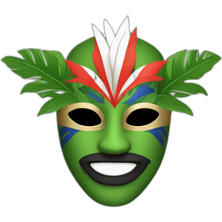 Mascarada costarricense emoji