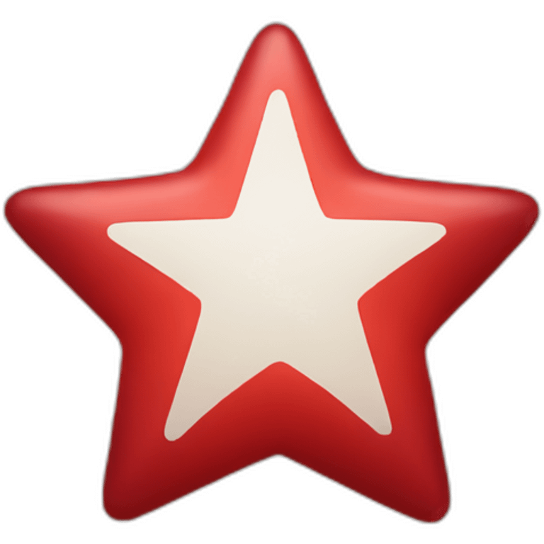 Red star PT written inside emoji