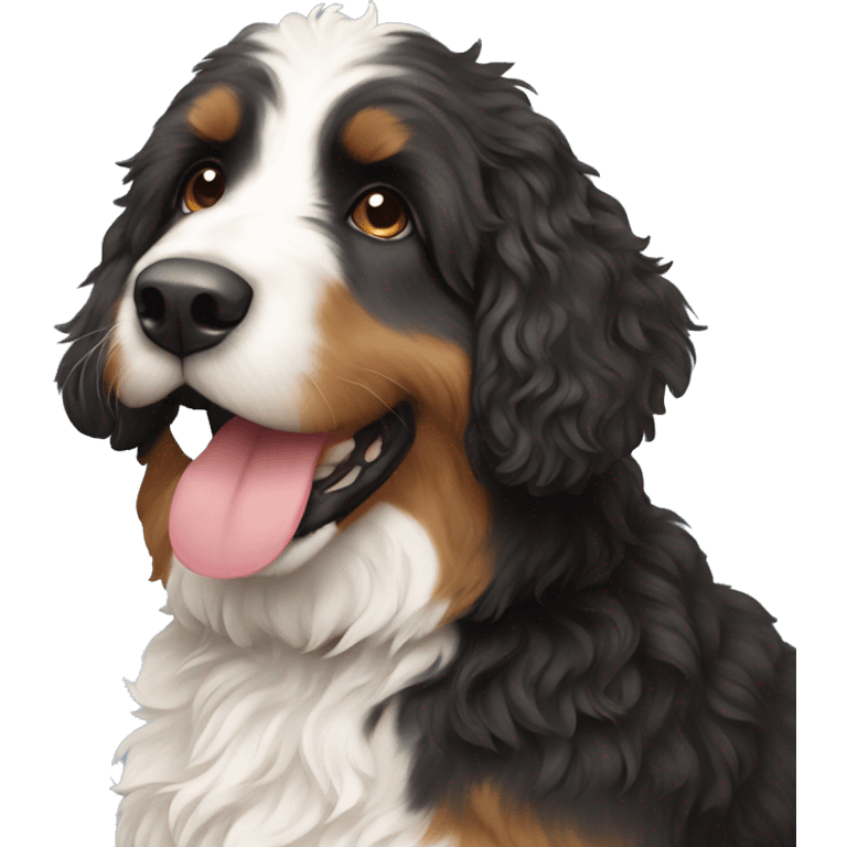 Bernedoodle emoji