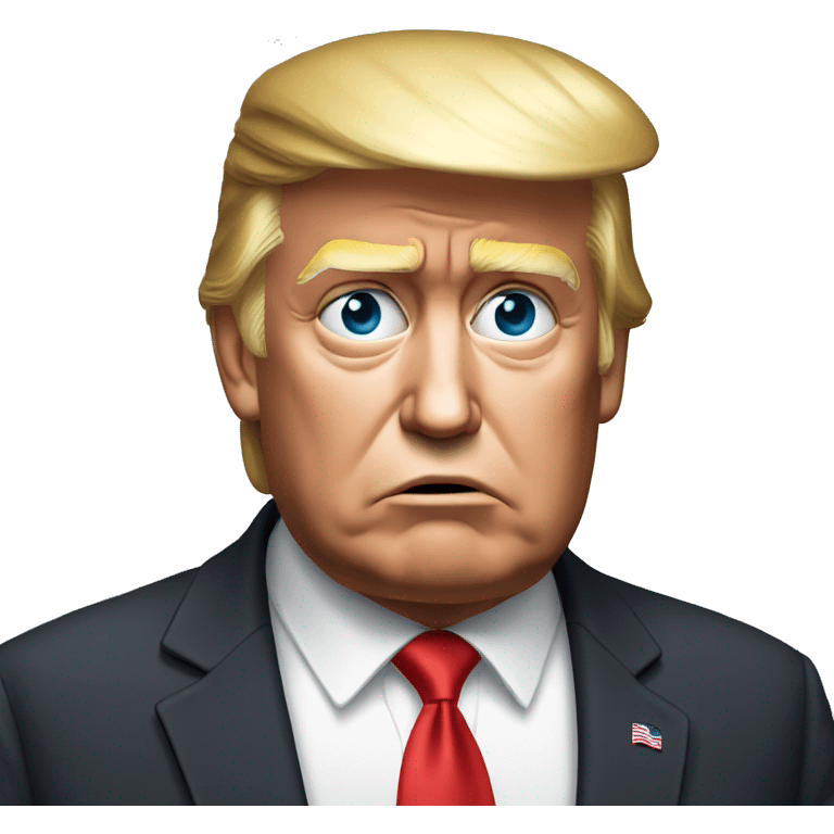 Donald Trump sad  emoji