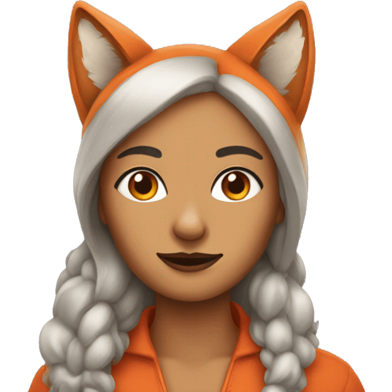 A fox woman emoji