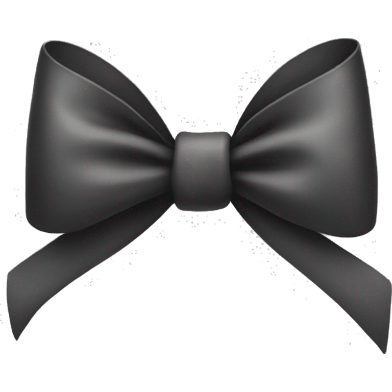 Monochrome bow emoji