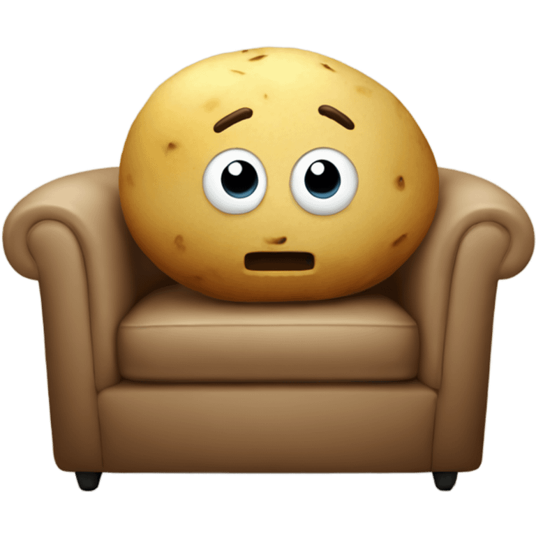 potato on sofa emoji