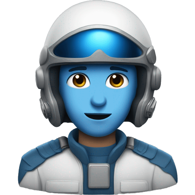 white boy with blue eyes  fighter pilot helmet emoji