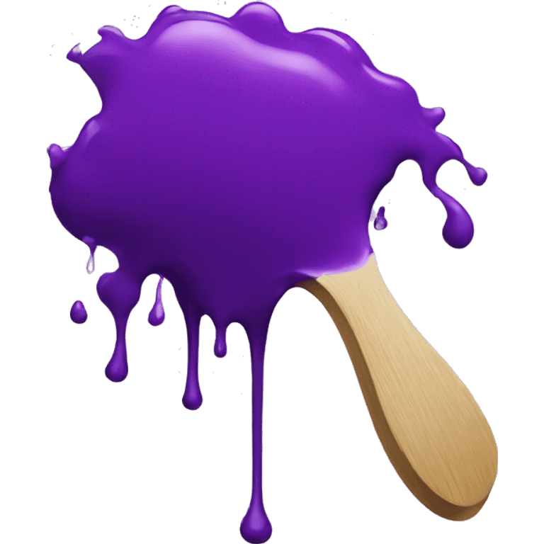 purple paint splash emoji