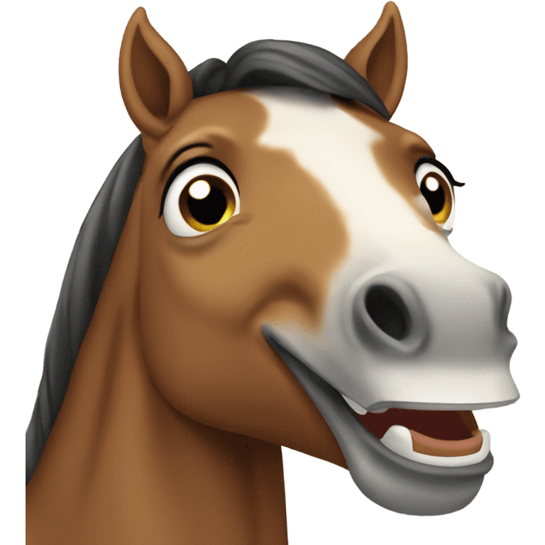 horse neighing emoji