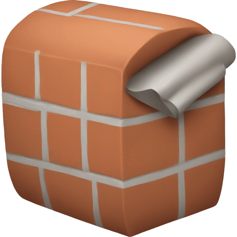 brick with a roll  emoji