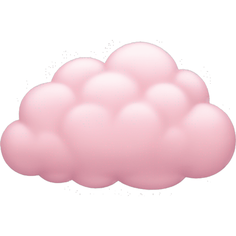 pastel pink cloud emoji