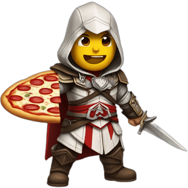 Assassins-creed-eating-pizza emoji