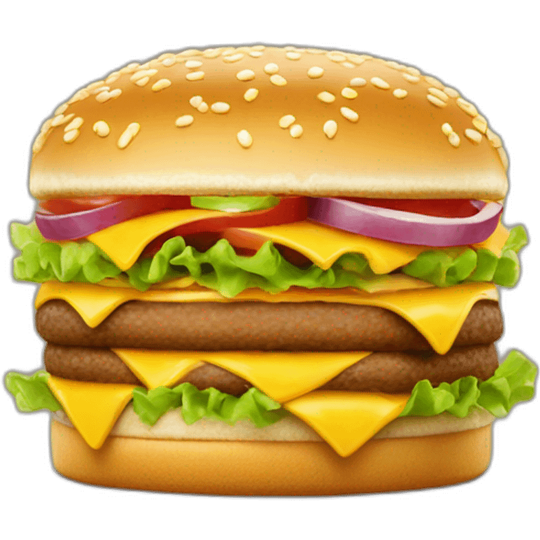 McDonald’s big Mac emoji