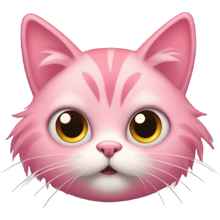 Pink cat emoji