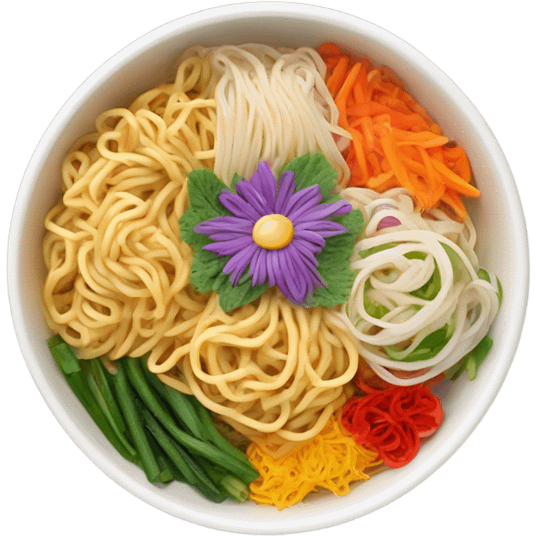 Bowl of noodles but it's also a  emoji