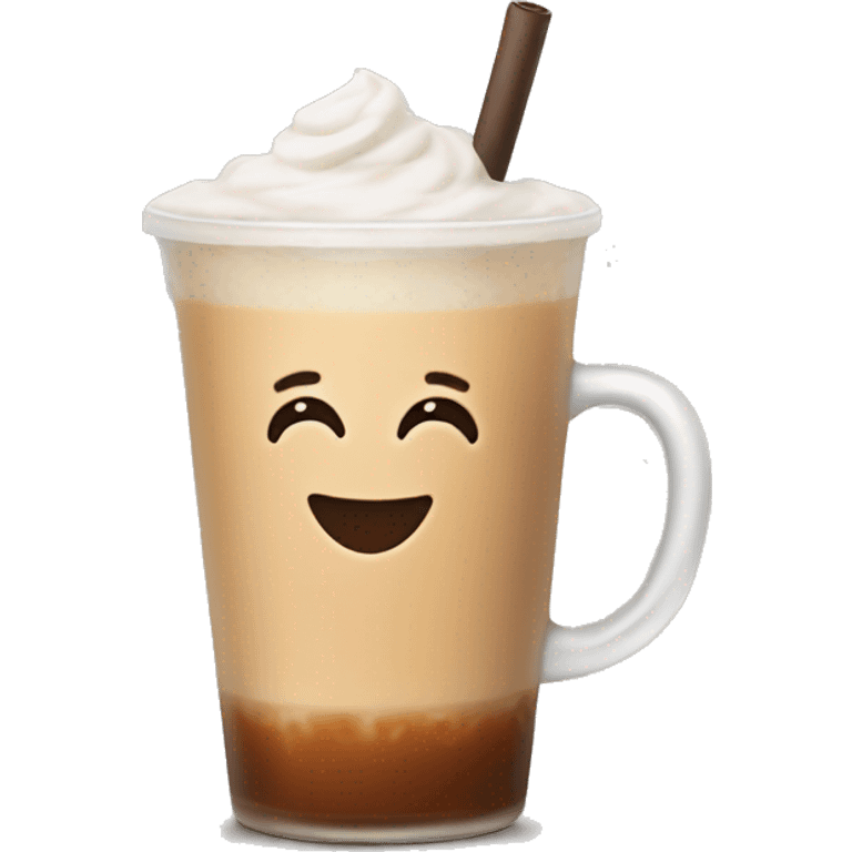 iced chai tea latte emoji